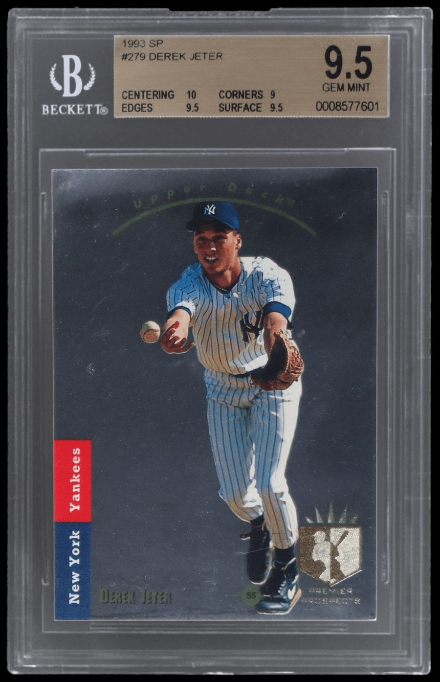derek jeter 1993 sp foil BGS 95