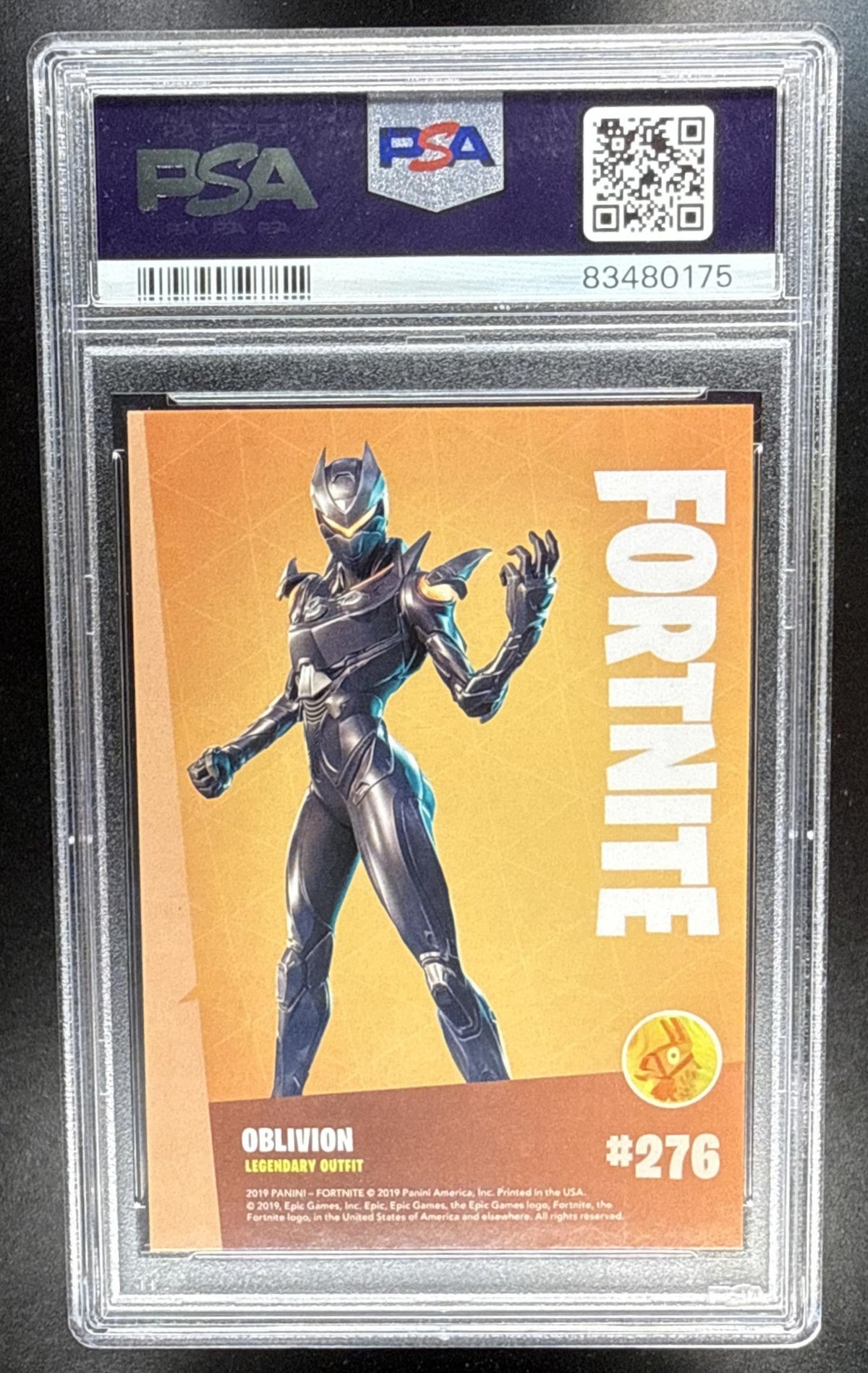 2019 Panini Fortnite Series 1 Oblivion L #276 PSA 10