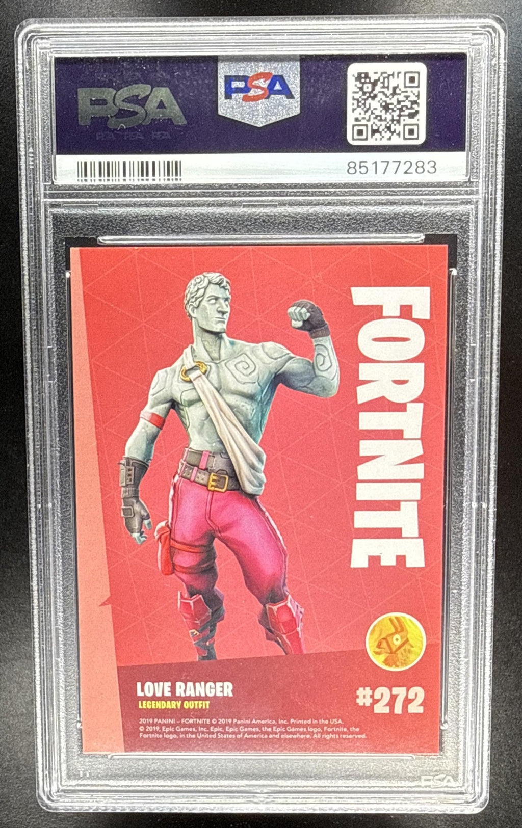 2019 Panini Fortnite Series 1 Love Ranger L #272 Crystal Shard PSA 10