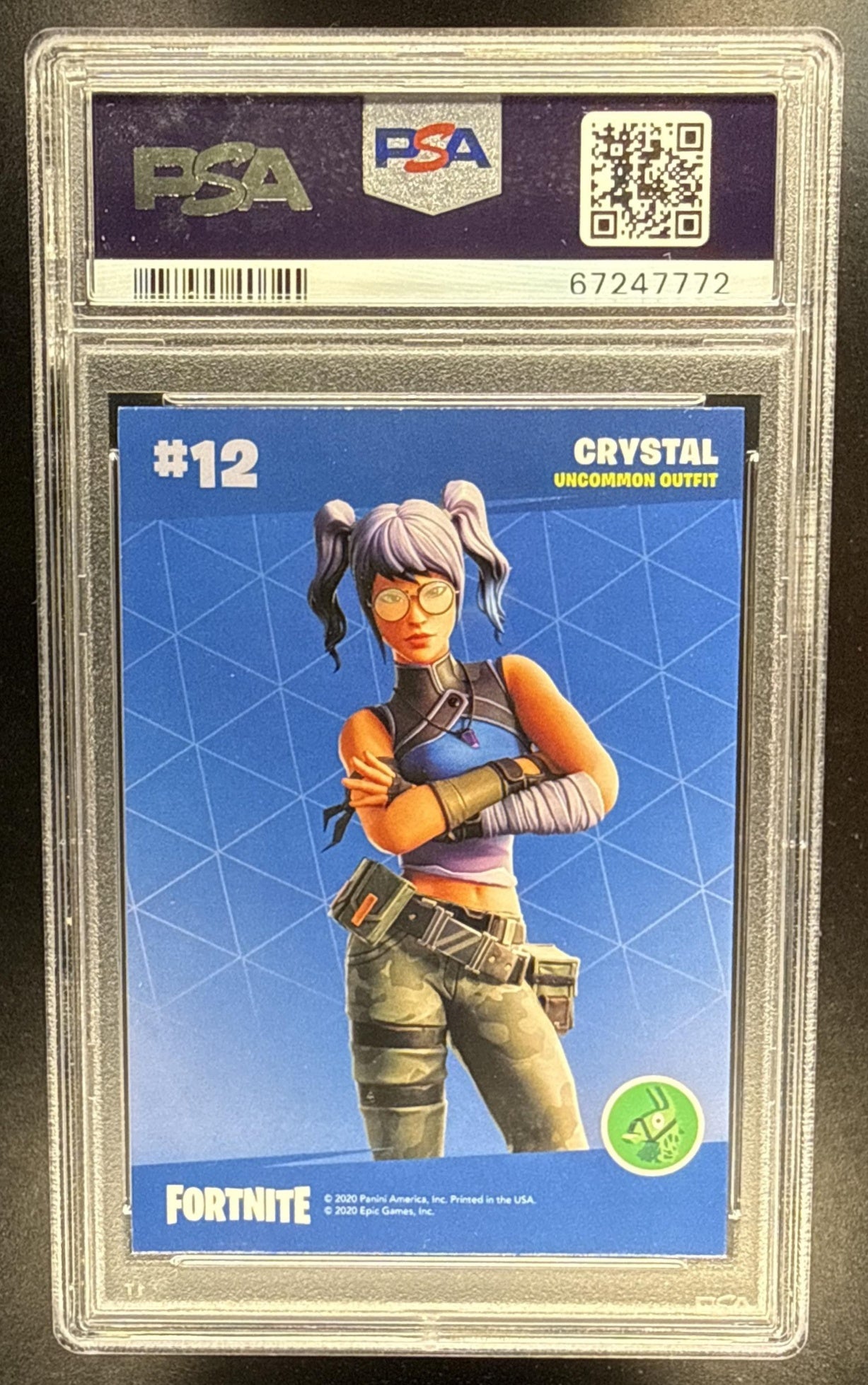 2020 Panini Fortnite Series 2 Crystal #12 Holofoil PSA 9