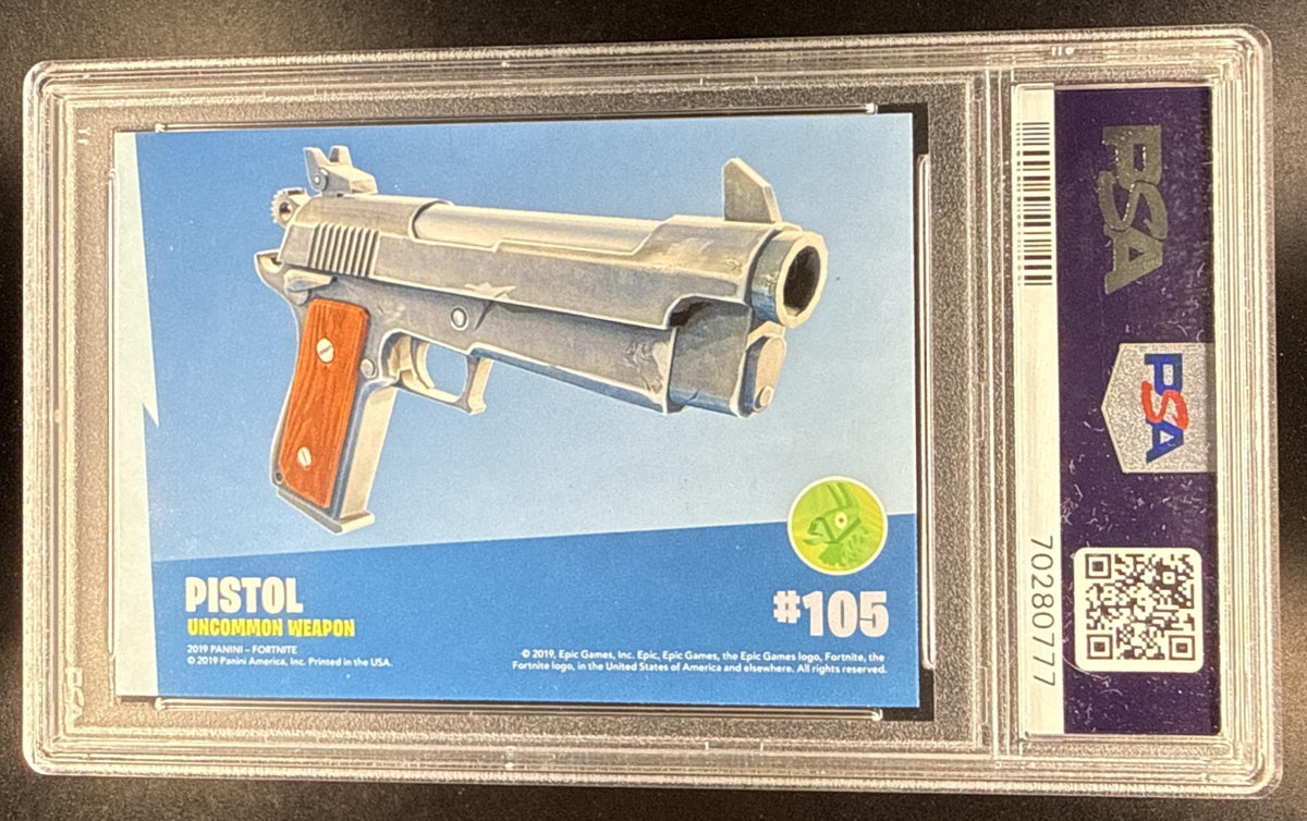 2019 Panini Fortnite Series 1 Pistol #105 Crystal Shard PSA 10