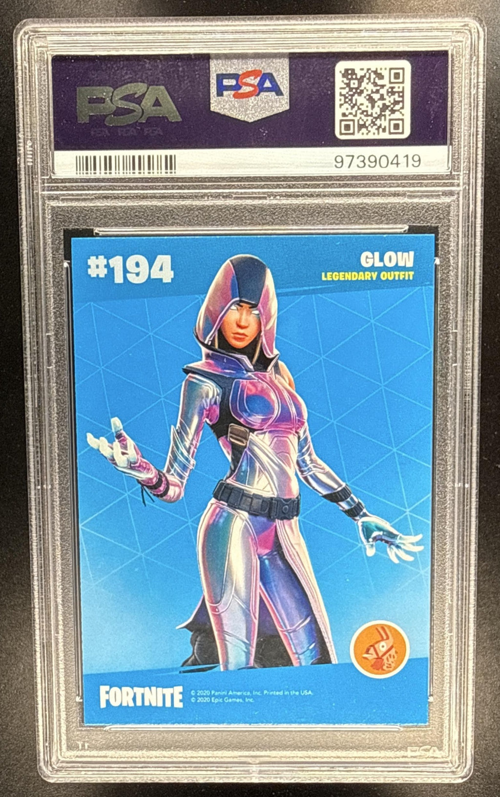 2020 Panini Fortnite Series 2 Glow #194 Holofoil PSA 10