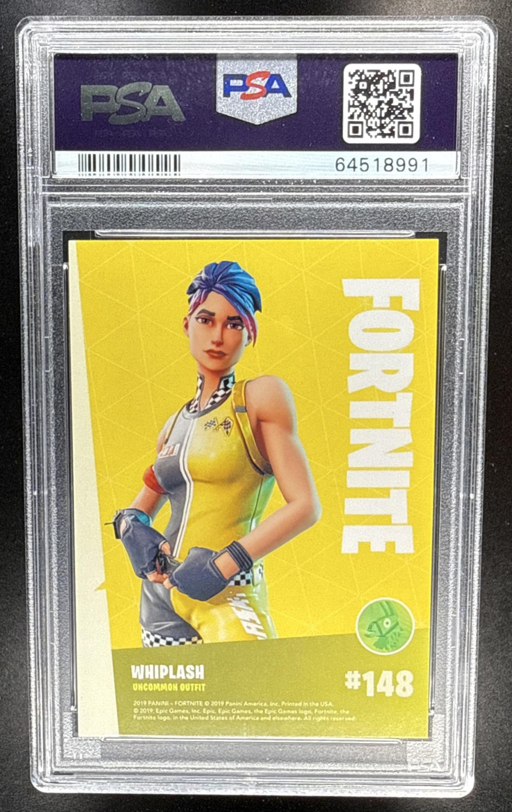 2019 Panini Fortnite Series 1 Whiplash #148 Holofoil PSA 10