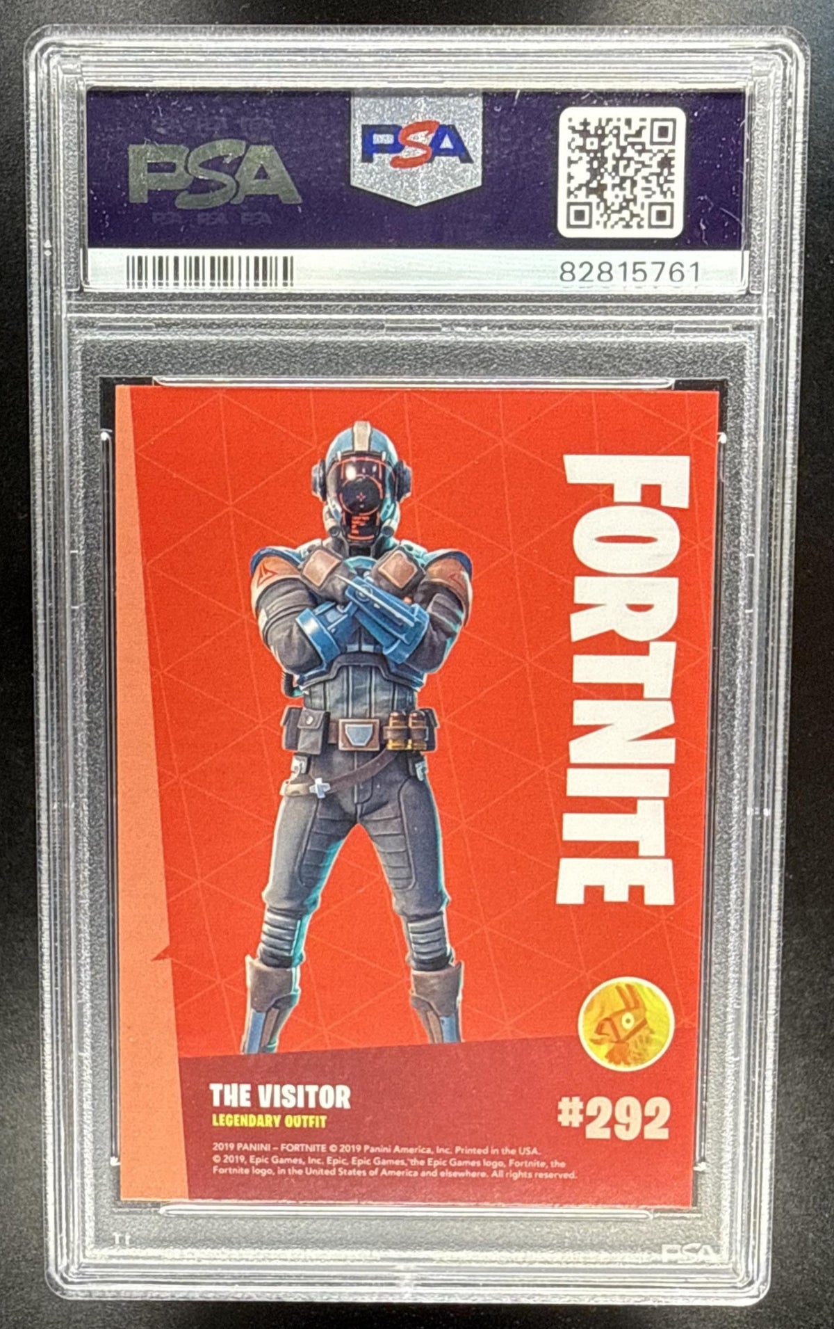 2019 Panini Fortnite Series 1 The Visitor L #292 PSA 10