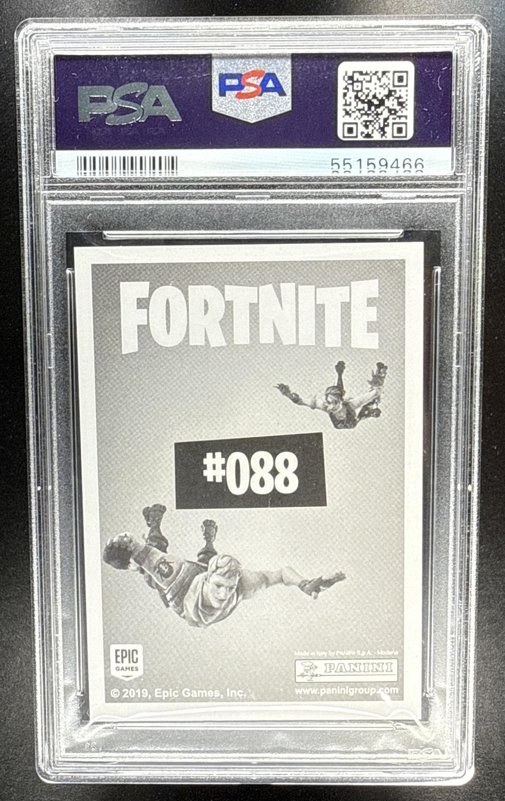 2019 Panini Fortnite Ready to Jump Stickers Red Knight Fo #88 PSA 9