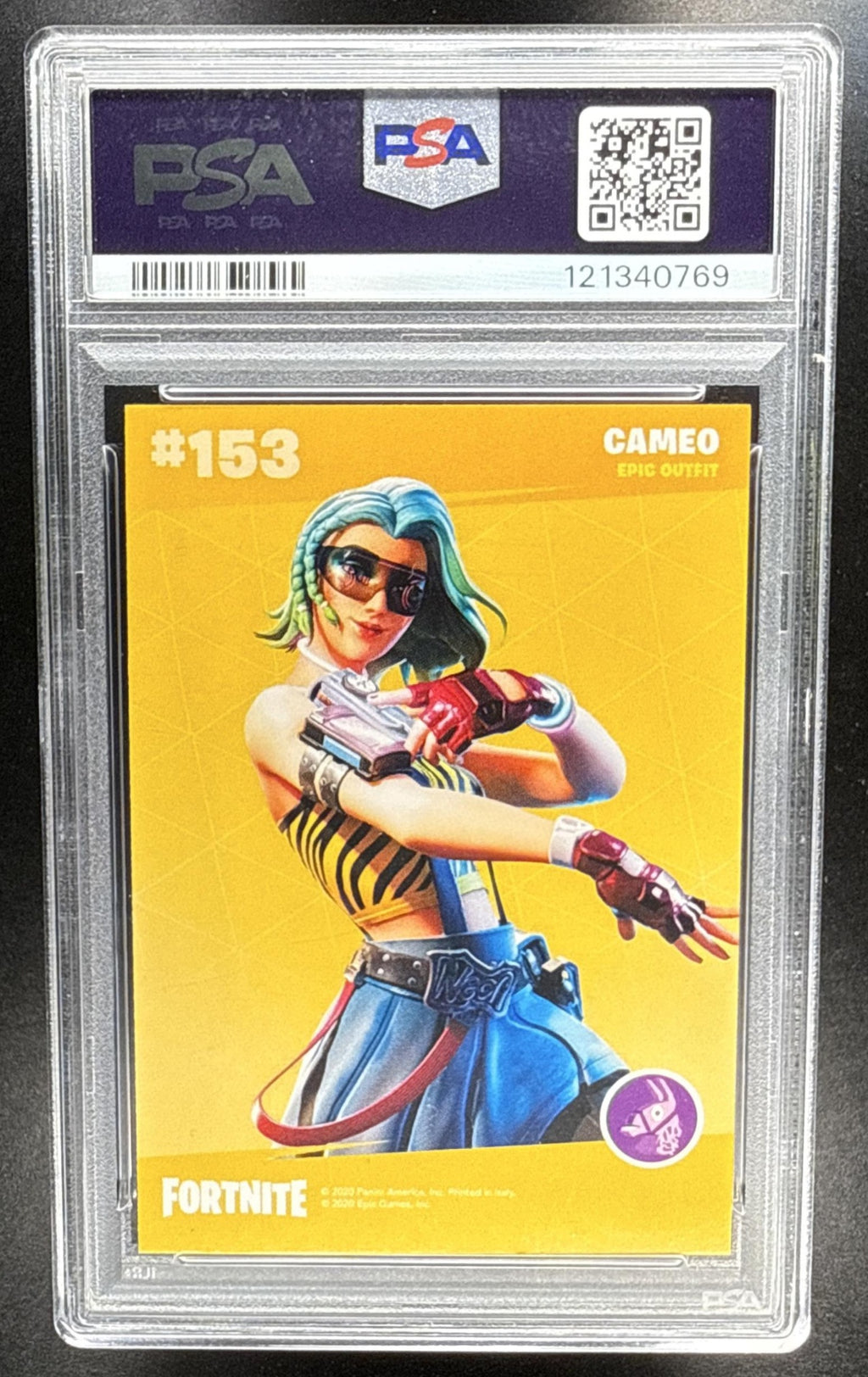 2020 Panini Fortnite Series 2 Italy Cameo #153 Holofoil PSA 10