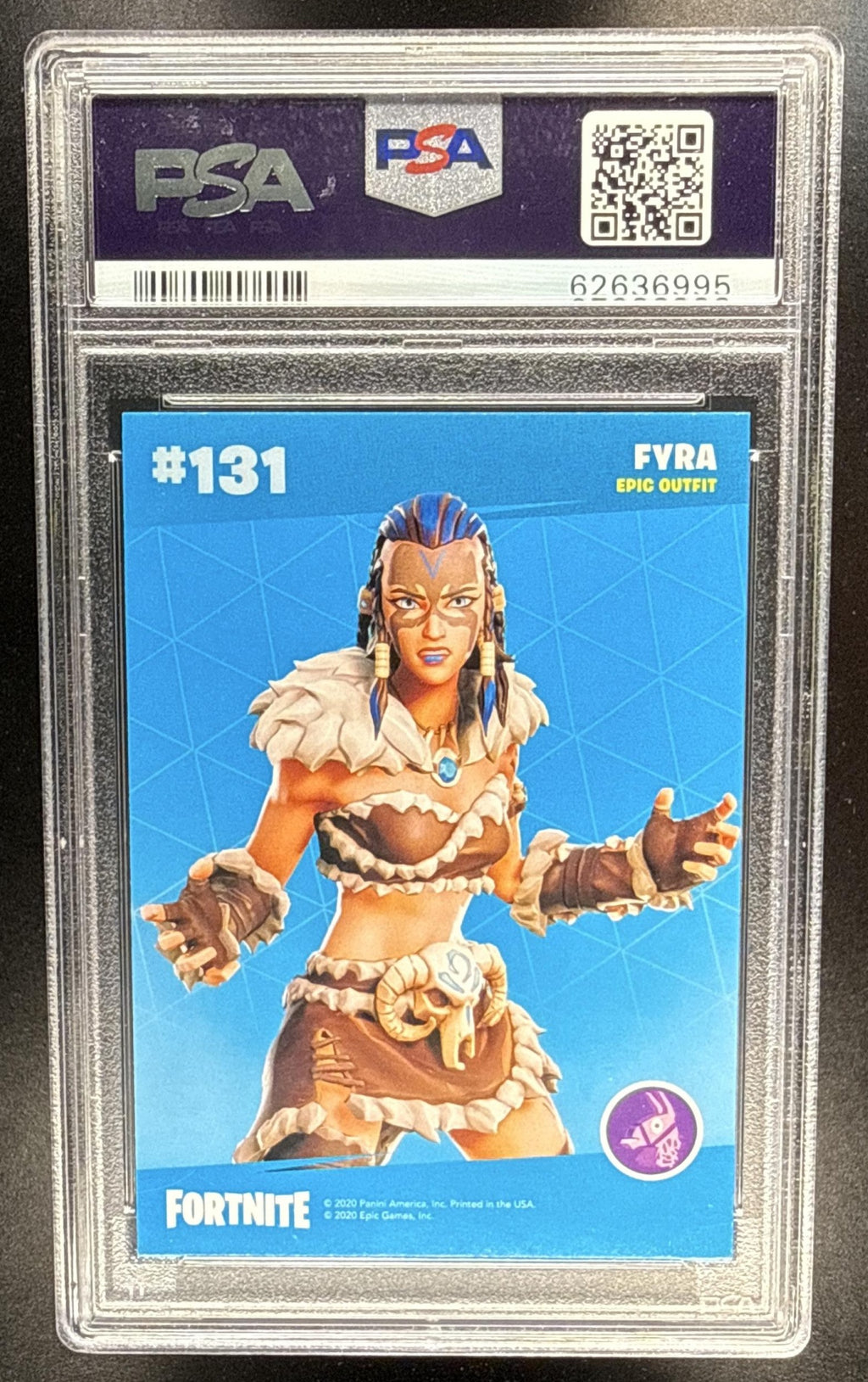 2020 Panini Fortnite Series 2 Fyra #131 Holofoil PSA 10