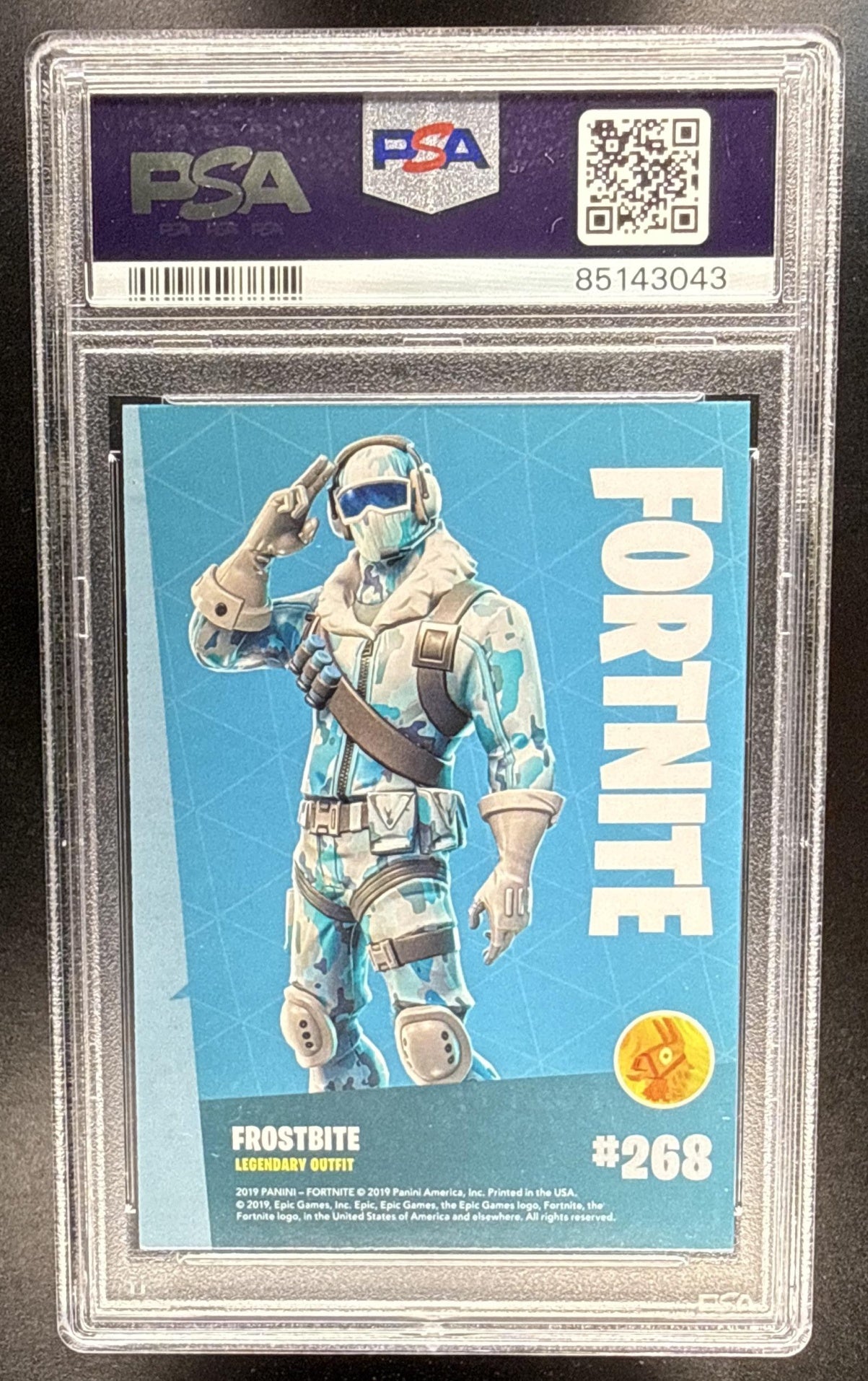 2019 Panini Fortnite Series 1 Frostbite #268 Crystal Shard PSA 10