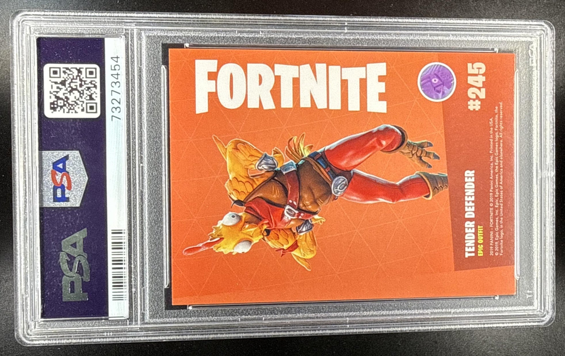 2019 Panini Fortnite Series 1 Tender Defender #245 Crystal Shard PSA 10