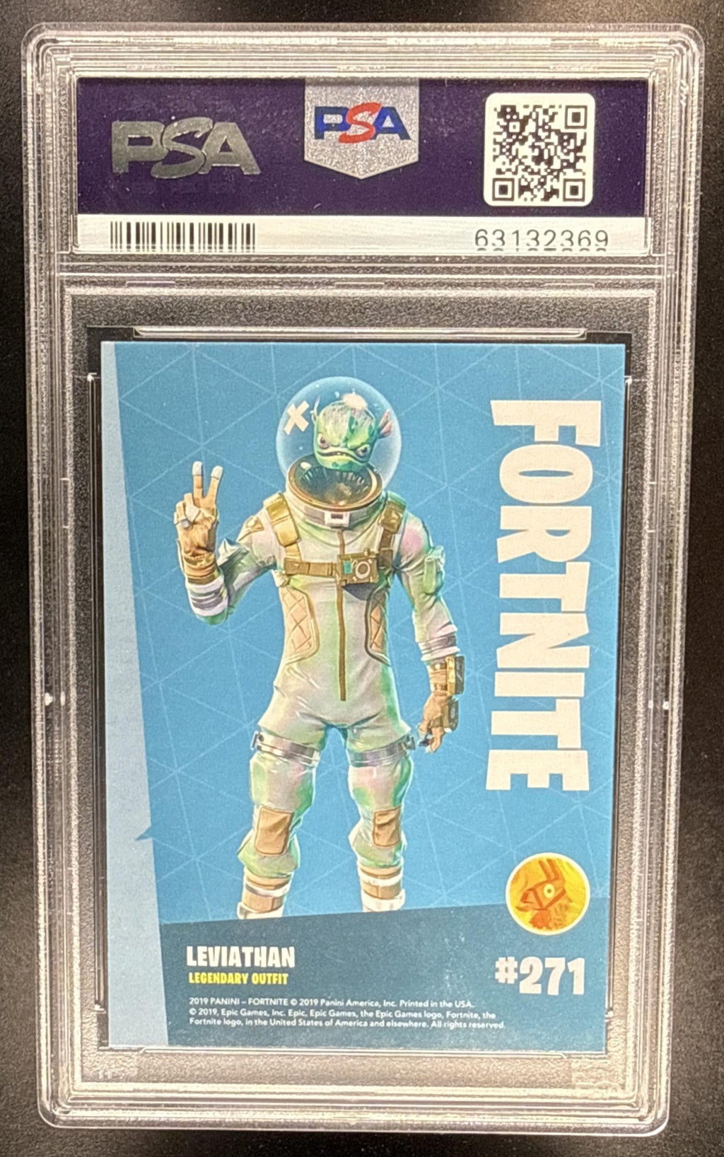 2019 Panini Fortnite Series 1 Leviathan L #271 Crystal Shard PSA 10