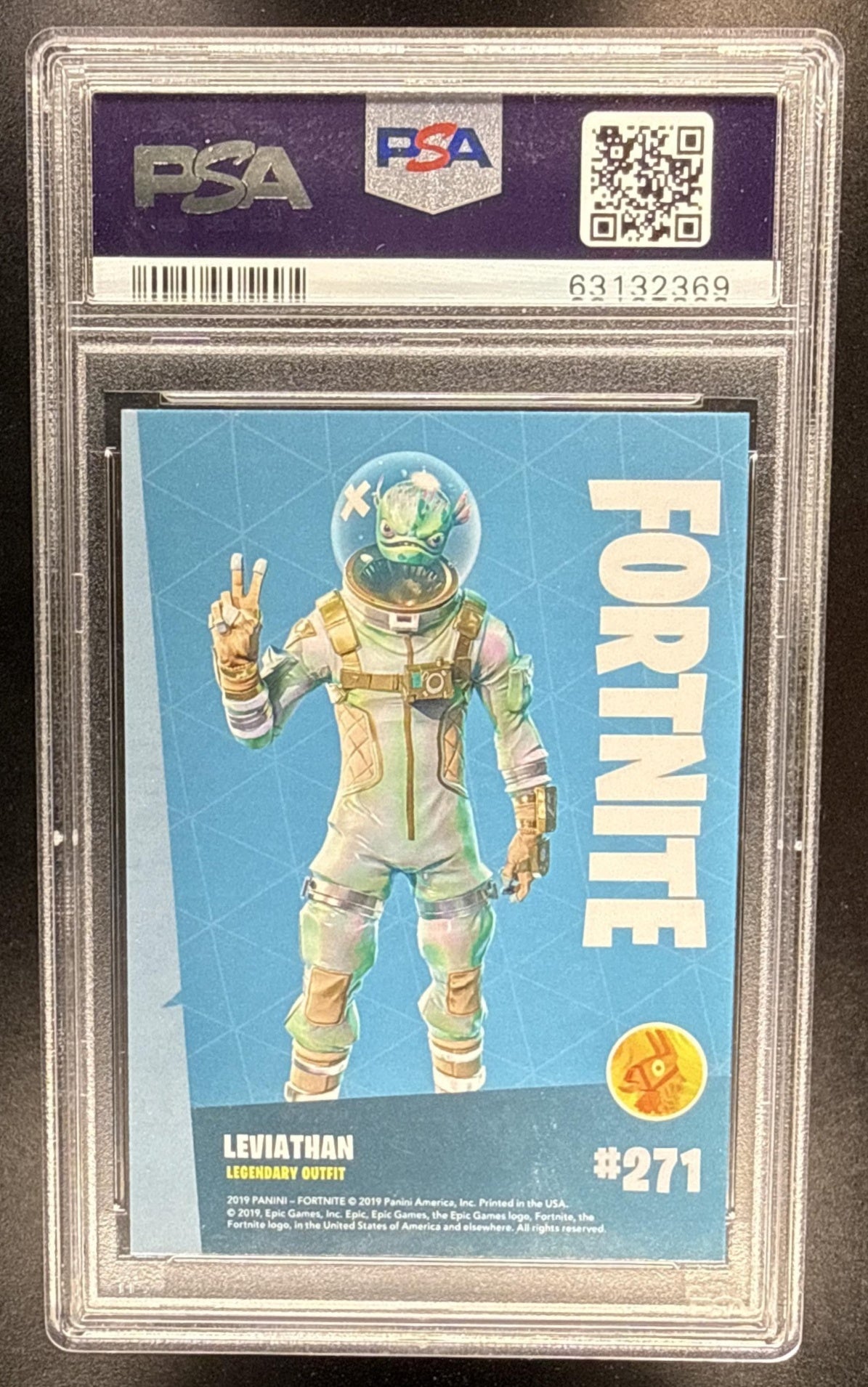 2019 Panini Fortnite Series 1 Leviathan L #271 Crystal Shard PSA 10