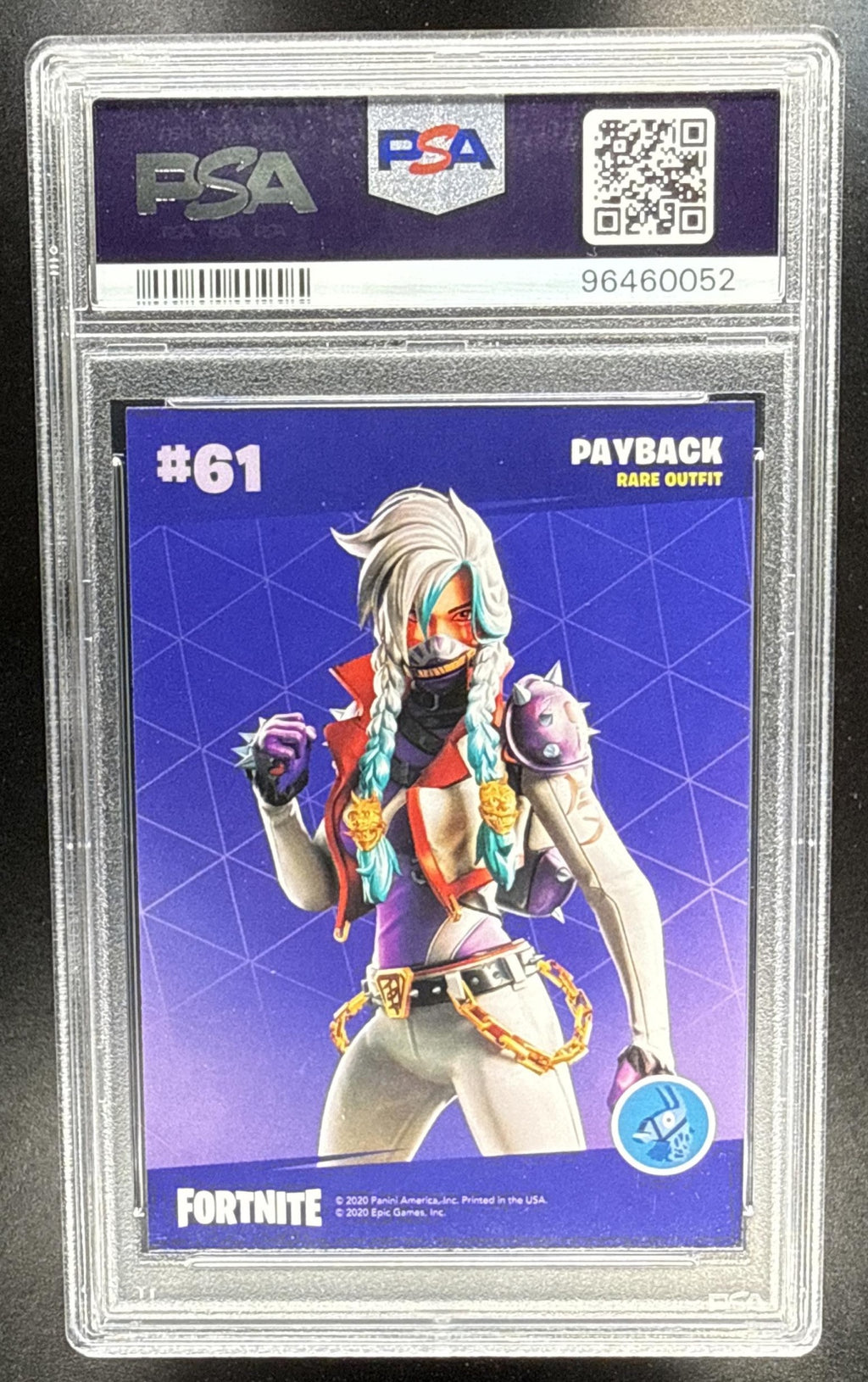 2020 Panini Fortnite Series 2 Payback #61 Holofoil PSA 10