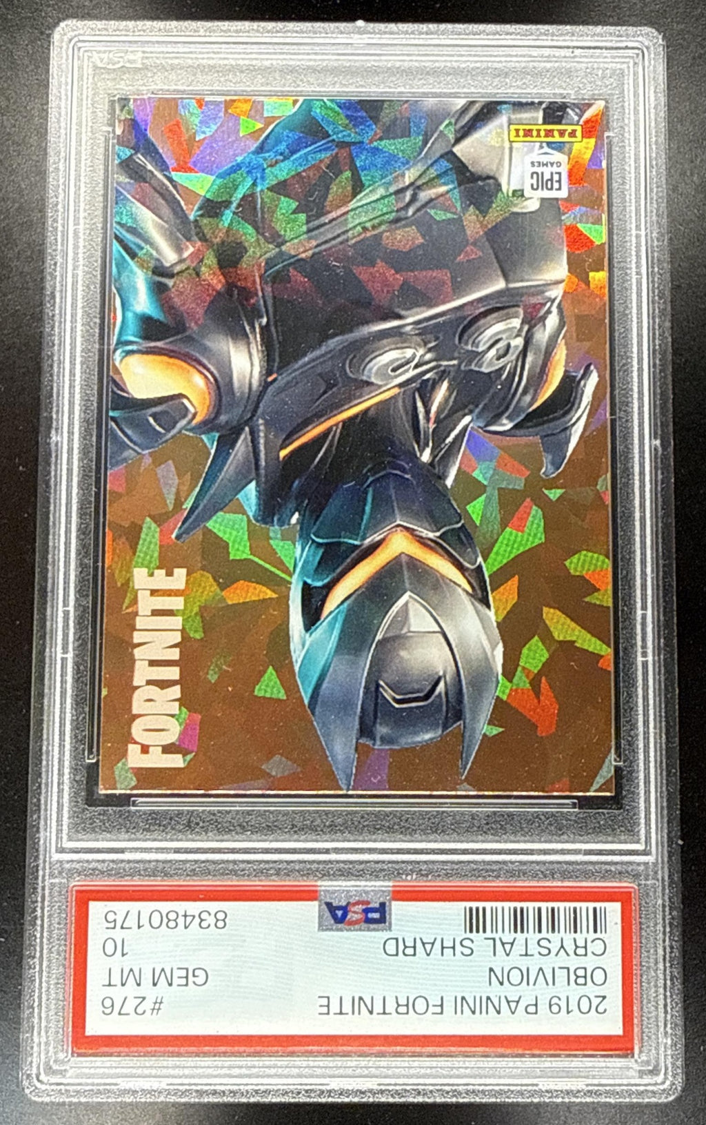 2019 Panini Fortnite Series 1 Oblivion L #276 PSA 10