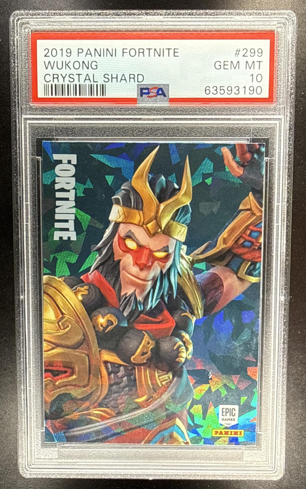 2019 Panini Fortnite Series 1 Wukong L #299 PSA 10