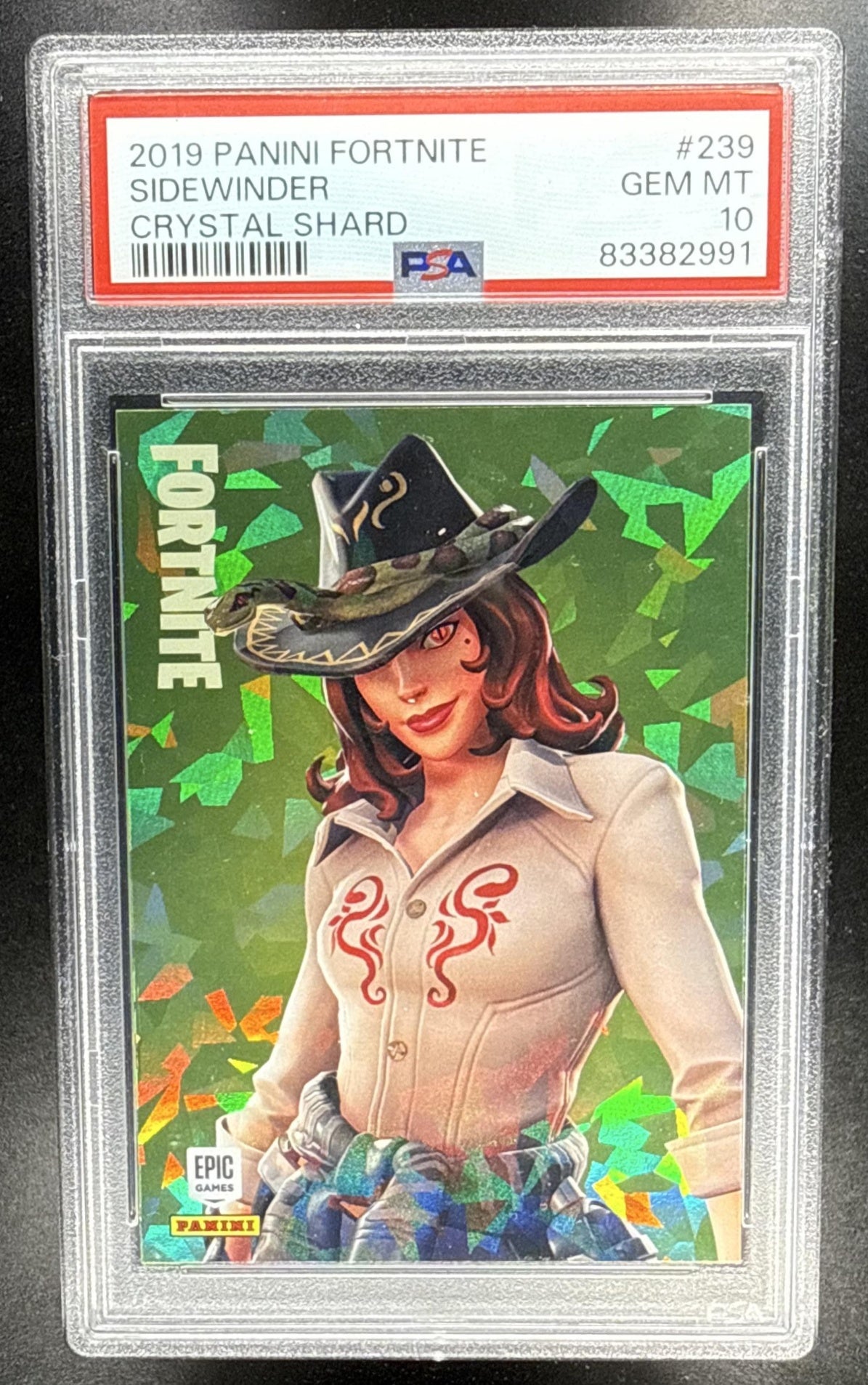 2019 Panini Fortnite Series 1 Sidewinder #239 PSA 10
