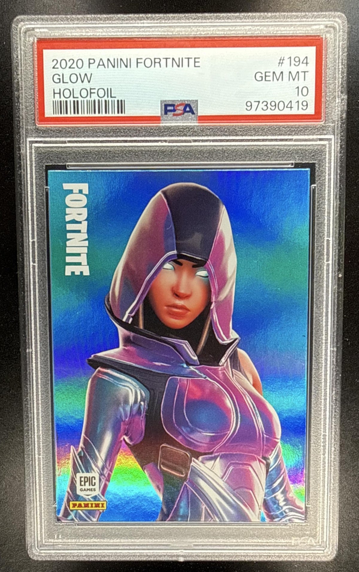 2020 Panini Fortnite Series 2 Glow #194 Holofoil PSA 10