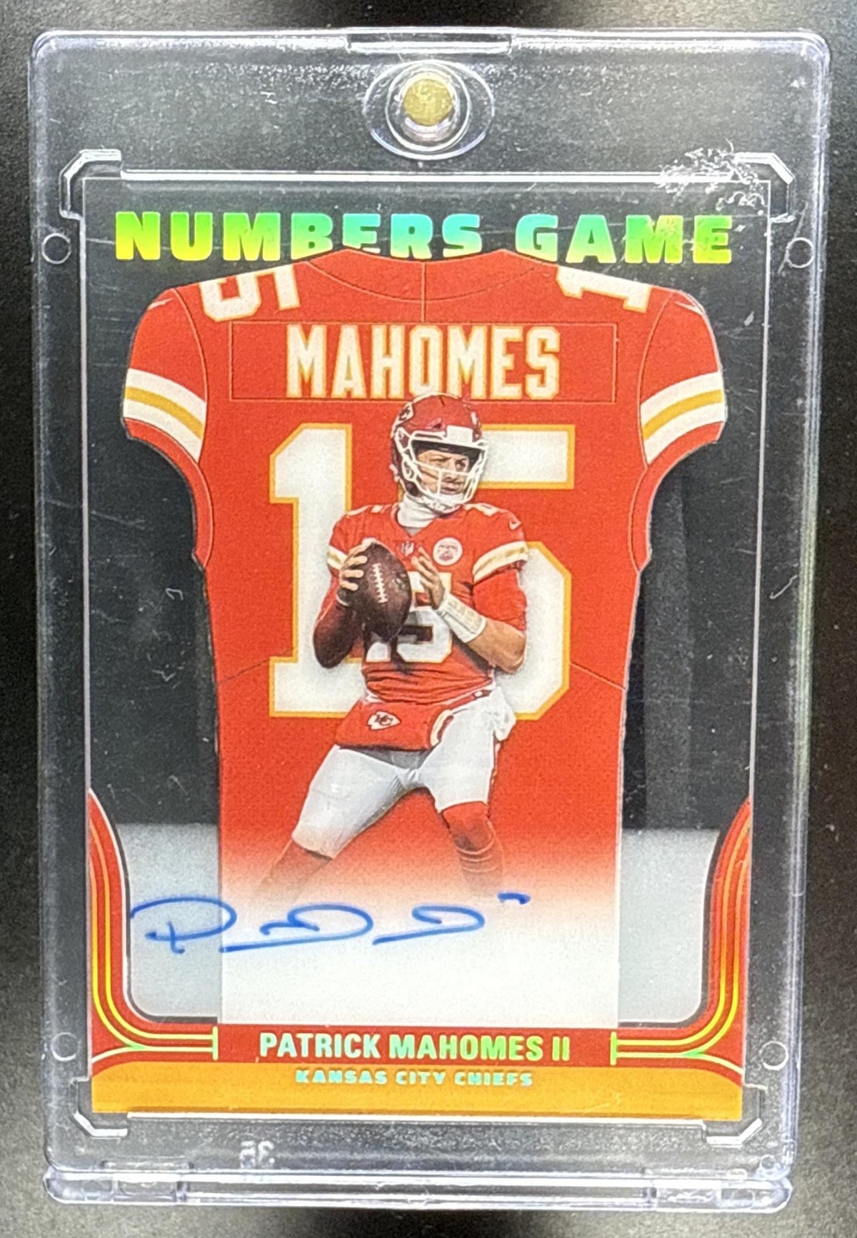 2024 Panini Donruss Elite Patrick Mahomes II #NG-PMA Numbers Game Jerseys /500 Patch