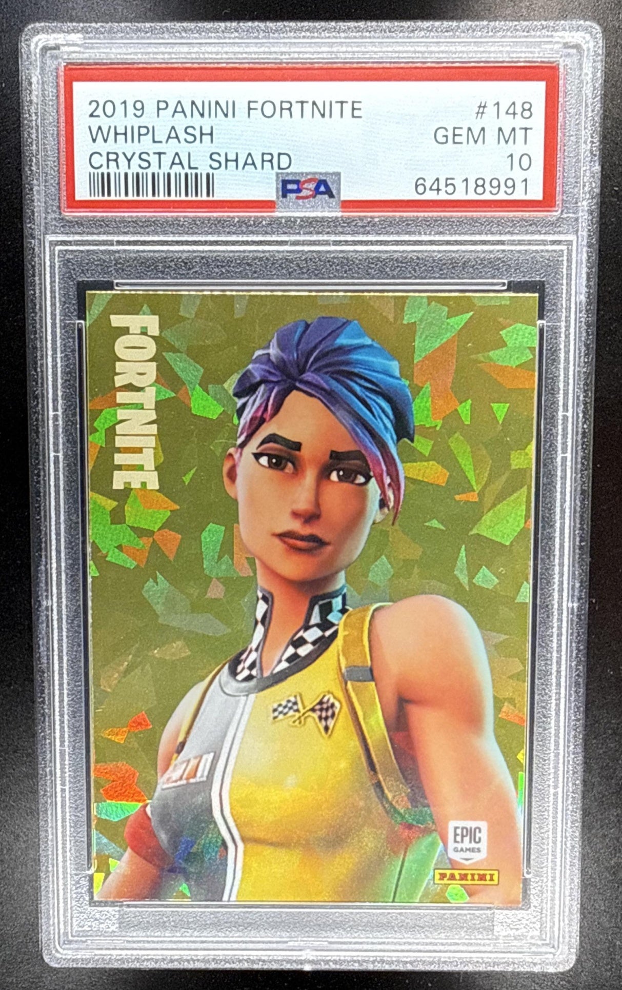 2019 Panini Fortnite Series 1 Whiplash #148 Holofoil PSA 10