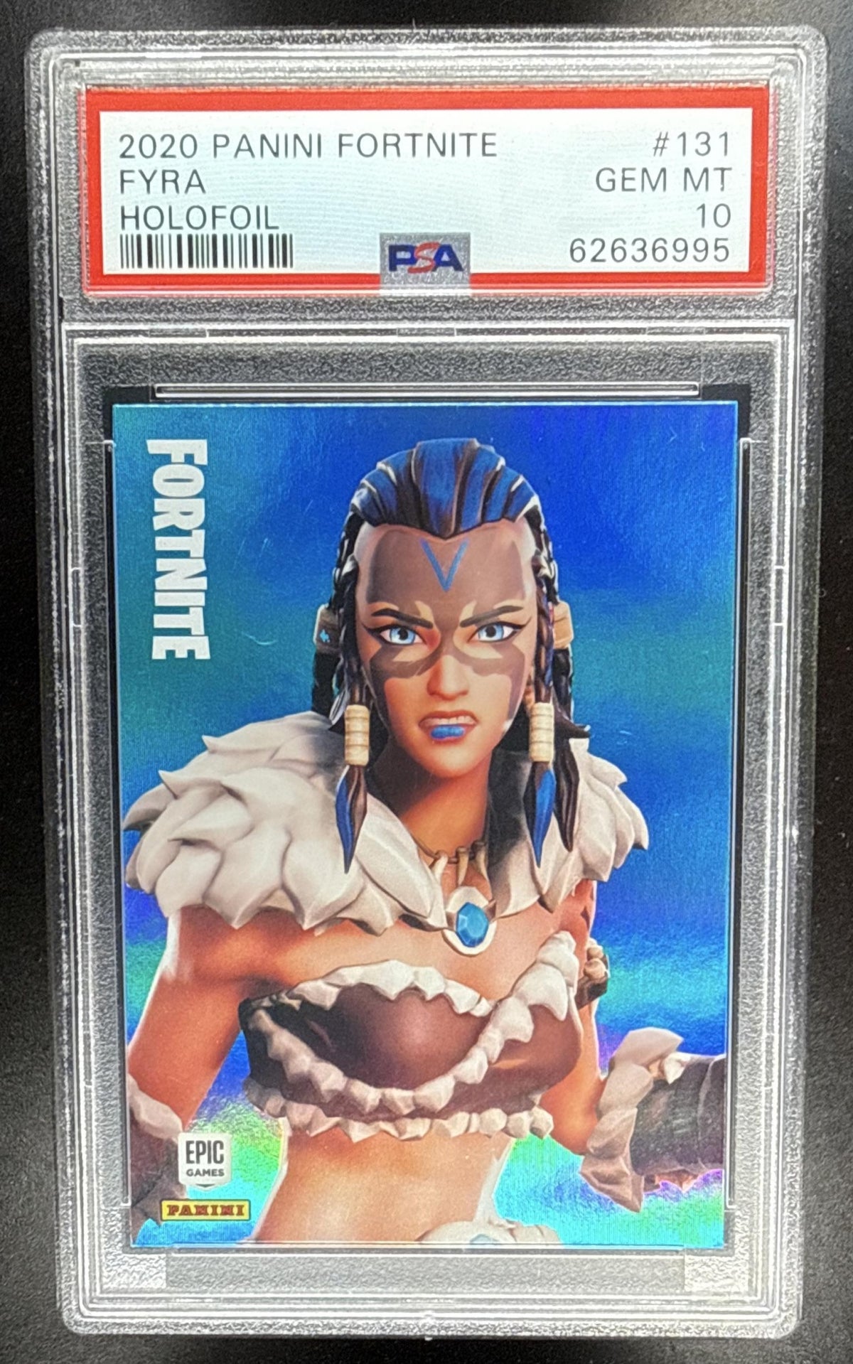 2020 Panini Fortnite Series 2 Fyra #131 Holofoil PSA 10