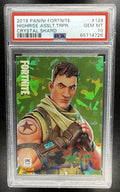 2019 Panini Fortnite Series 1 Highrise Assault Trooper #128 Crystal Shard PSA 10