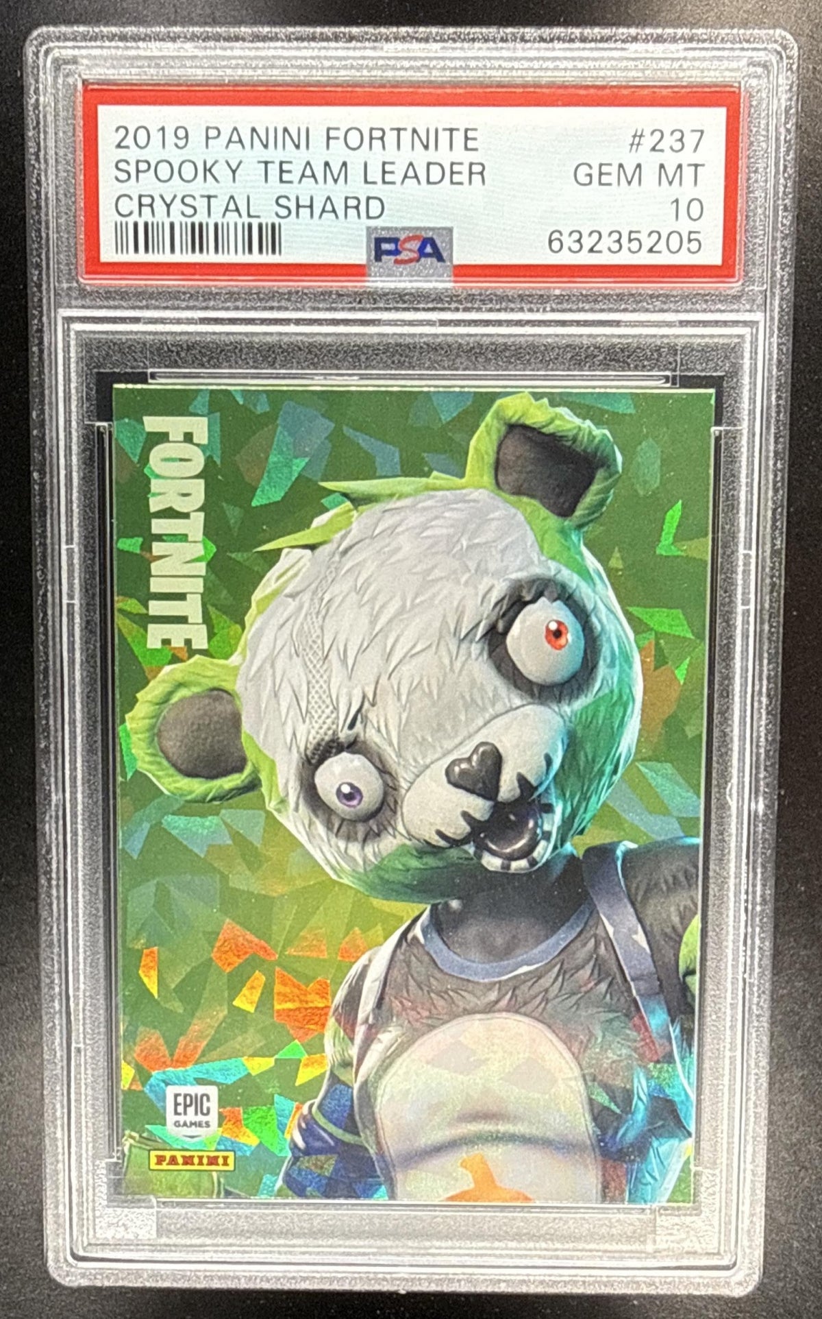 2019 Panini Fortnite Series 1 Spooky Team Leader #237 PSA 10