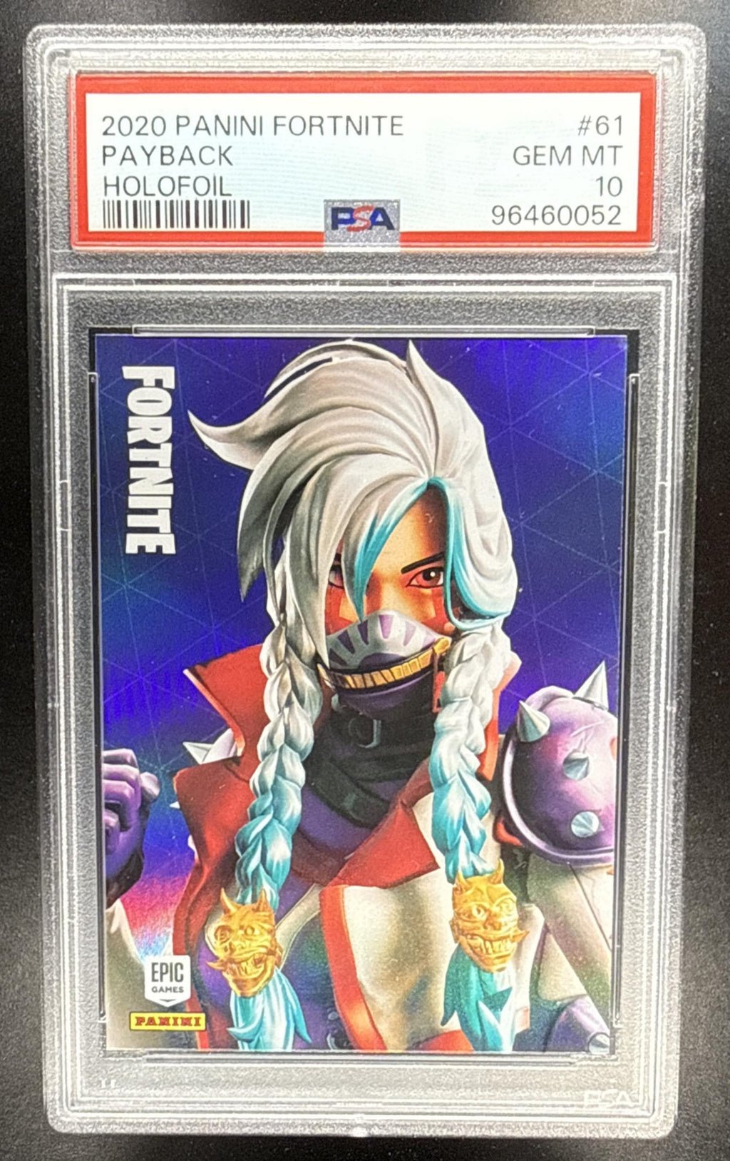 2020 Panini Fortnite Series 2 Payback #61 Holofoil PSA 10