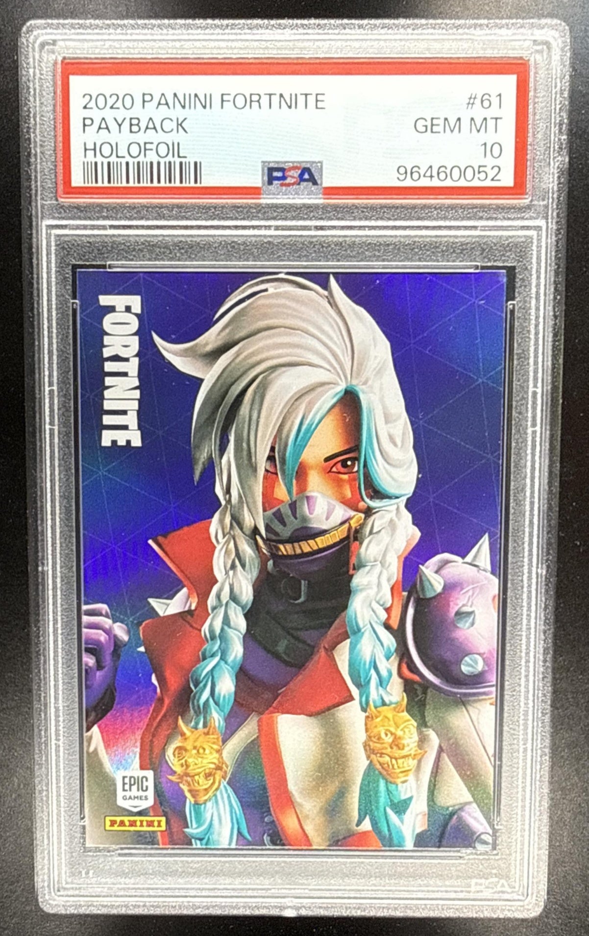 2020 Panini Fortnite Series 2 Payback #61 Holofoil PSA 10