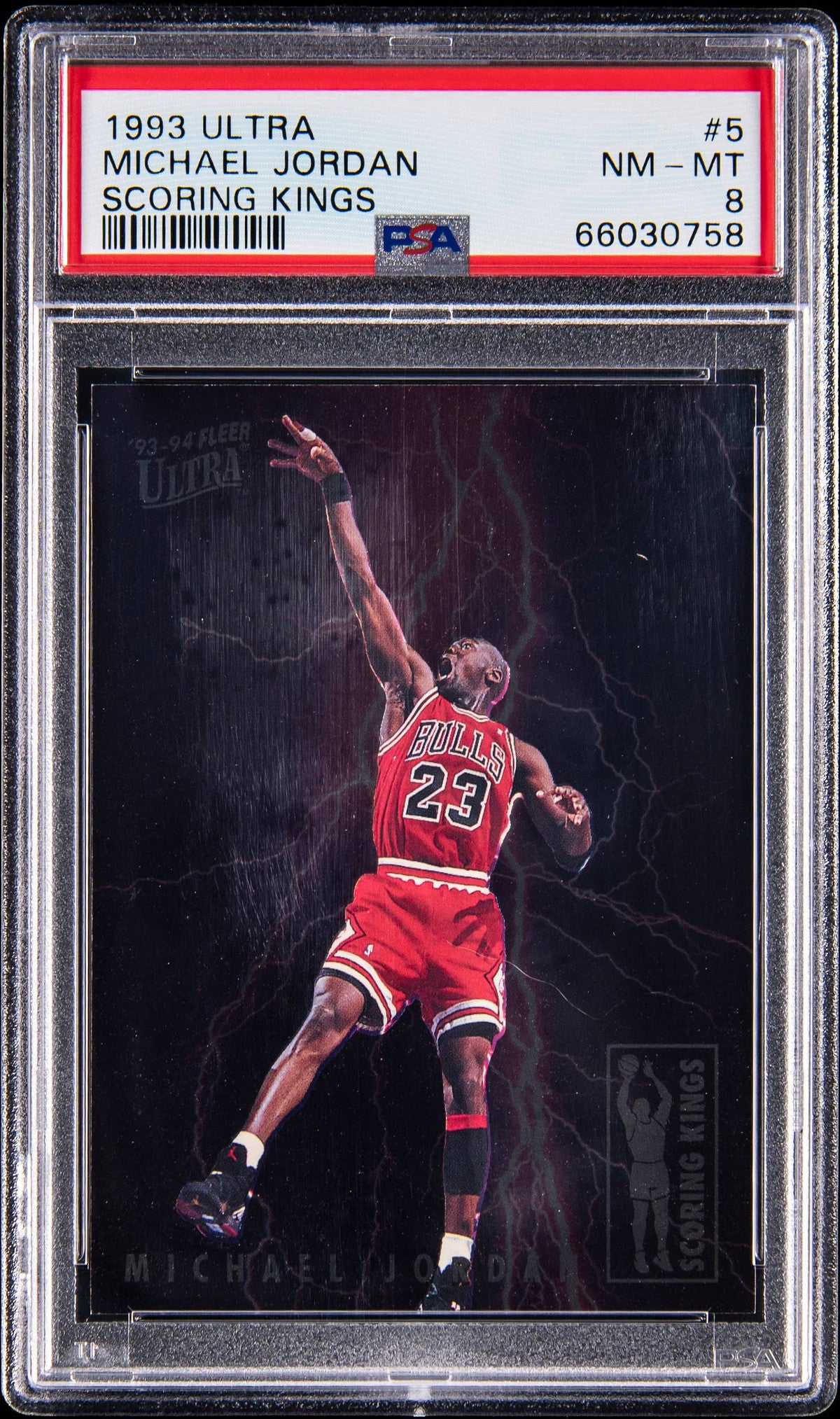 michael jordan 1993 ultra scoring kings PSA 8