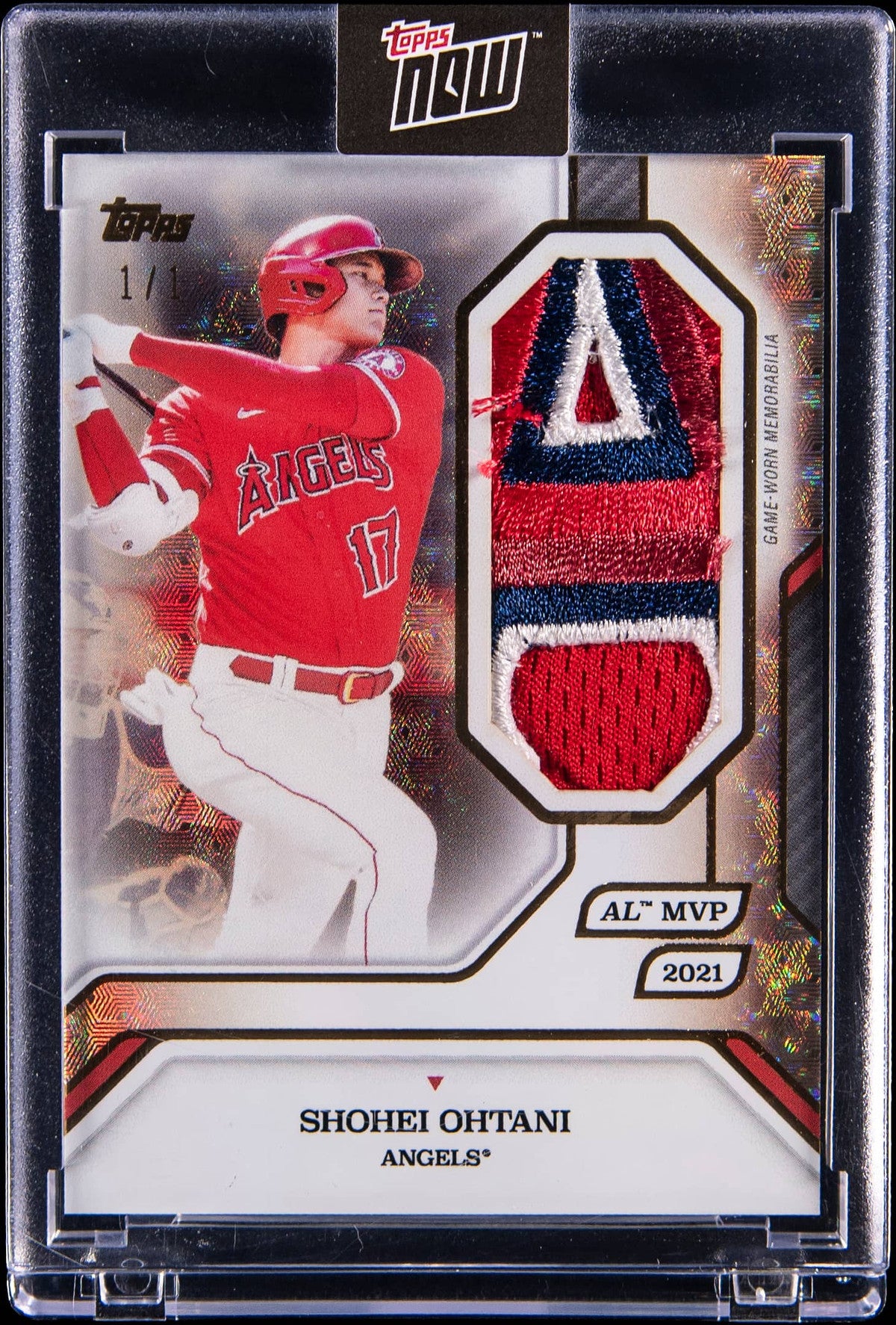 shohei ohtani 2025 topps MVP foilfractor patch 1/1