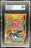 2021 PANINI DONRUSS OPTIC TOM BRADY #LL-19 LEGENDARY LOGOS GOLD /10 SGC 9