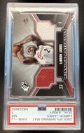 2005-06 SPX LEBRON JAMES #WM-LJ WINNING MATERIALS CAVALIERS PSA 7