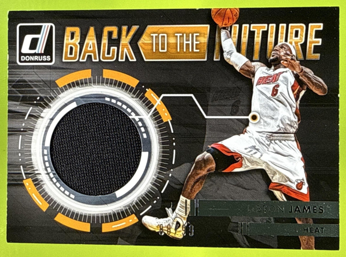 2015-16 Panini Donruss LeBron James #29 Back To The Future 88/99 Heat