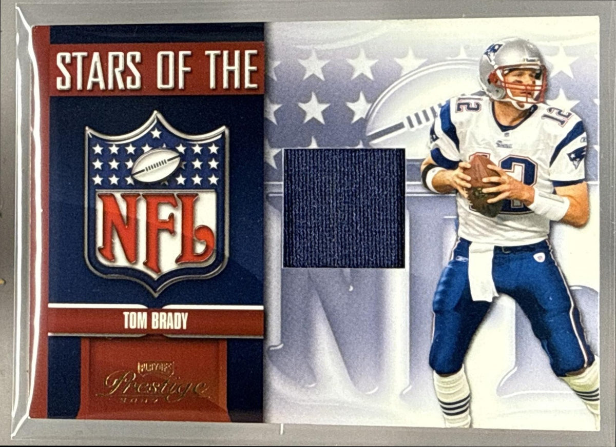 2007 PLAYOFF CONTENDERS TOM BRADY #NFL-5 STARS OF THE NFL PATCH PATRIOTS