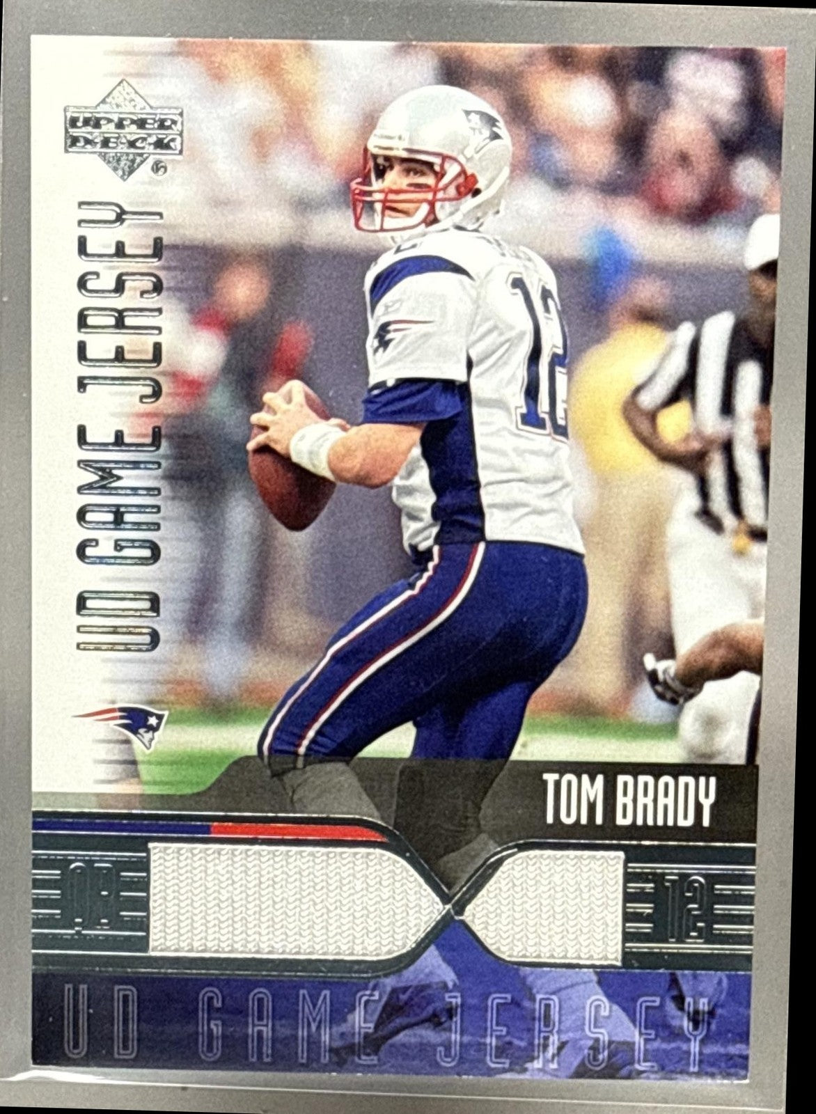 2004 UPPER DECK TOM BRADY #TB-GJ UD GAME JERSEYS PATRIOTS