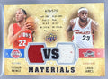 2009-10 UPPER DECK LEBRON JAMES TAYSHAUN PRINCE #VS-PJ VS MATERIALS /570 ROCKETS