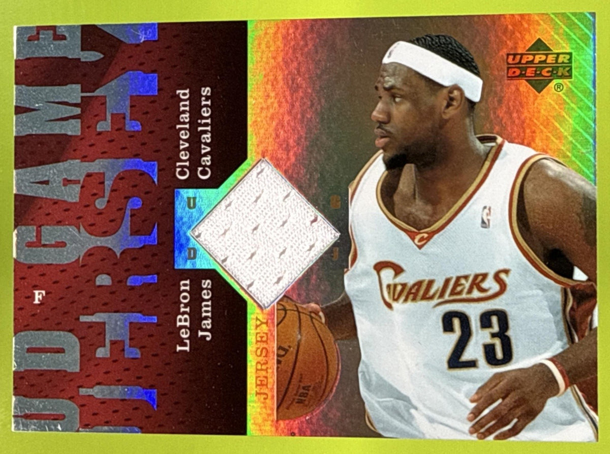 2006-07 UPPER DECK RESERVE LEBRON JAMES #UD-LJ UD GAME JERSEYS MEM CAVALIERS