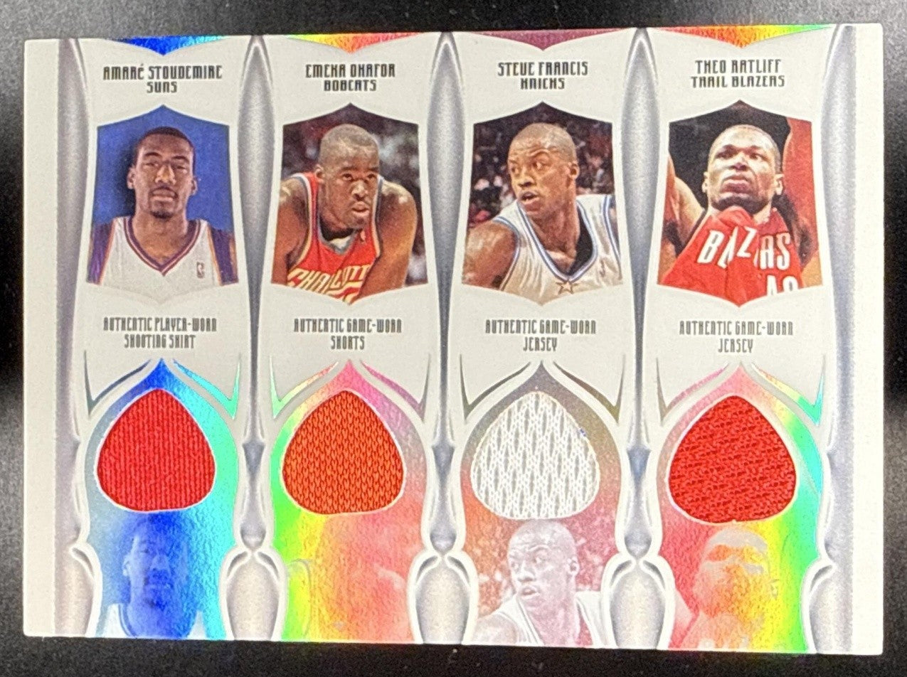 2005 TOPPS LUXURY BOX IVERSON MCGRADY KOBE BRYANT RAY #SSR-17 STAT 7 RELICS /140