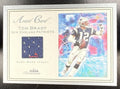 2003 FLEER SHOWCASE TOM BRADY #AV-TB AVANT CARD JERSEYS /999 PATRIOTS