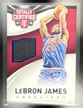 2014-15 PANINI TOTALLY CERTIFIED LEBRON JAMES #53 JERSEYS BLUE 190/199 CAVALIERS