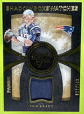 2015 PANINI BLACK GOLD TOM BRADY #SBS-TB SHADOWBOX SWATCHES /149 PATRIOTS