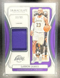 2023 PANINI IMMACULATE LEBRON JAMES #RJ-LBJ REMARKABLE JERSEYS /99 PATCH