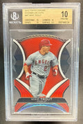 2012 TOPPS CHROME MIKE TROUT #DD-MT DYNAMIC DIE CUTS ANGELS BGS 10