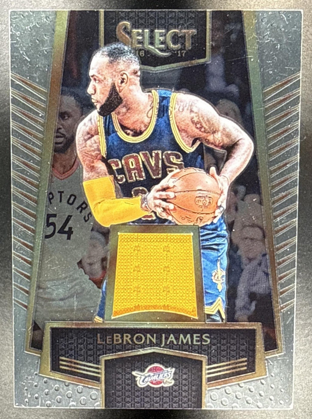 2016-17 PANINI SELECT LEBRON JAMES #11 SWATCHES PATCH CAVALIERS