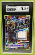 2023 PANINI SPECTRA LEBRON JAMES #MI-LBJ MAX IMPACT ASTRAL /49 PATCH SGC 9.5