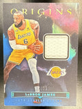 2022-23 PANINI ORIGINS LEBRON JAMES #OM-LJL MEMORABILIA BLUE 34/35 LAKERS