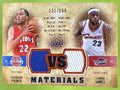 2009 UPPER DECK TAYSHAUN PRINCE LEBRON JAMES #VS-PJ VS MATERIALS BRONZE /150
