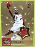 2007-08 FLEER ULTRA LEBRON JAMES #US-1 STARS MEMORABILIA PATCH CAVALIERS