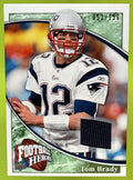 2009 UPPER DECK HEROES TOM BRADY #71 JERSEYS GREEN /150 PATRIOTS