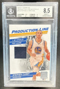 2010 PANINI DONRUSS STEPHEN CURRY #79 PRODUCTION LINE MATERIALS /399 BGS 8.5
