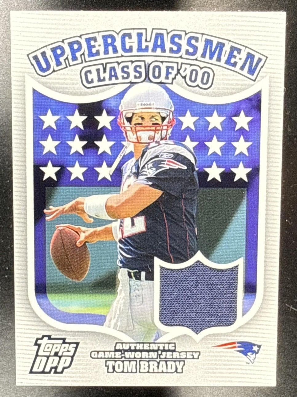 2006 TOPPS DRAFT PICKS & PROSPECTS TOM BRADY #UC-TB UPPERCLASSMEN JERSEY
